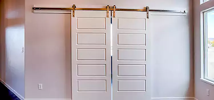 Glass Barn Door with Installation Hardware Kit Pittsburg