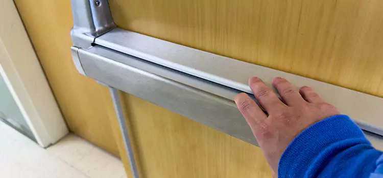Installing a Push Bar on a Door Pittsburg